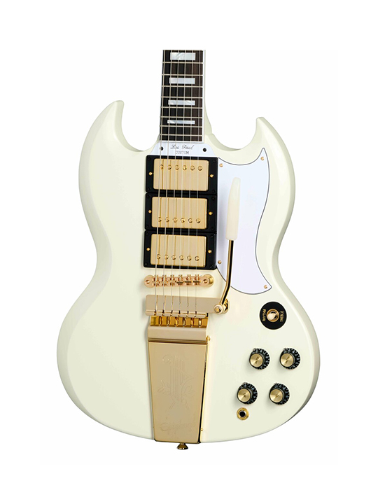 Epiphone 1963 Les Paul SG Custom with Maestro Vibrola Classic White