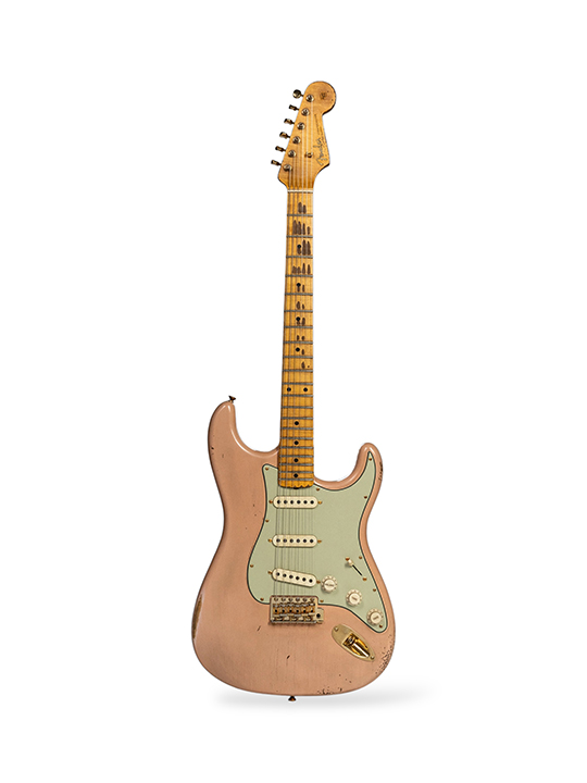 Fender Custom Shop 1962 Poblano Stratocaster Relic Aged Dirty Shell Pink Masterbuilt by Andy Hicks