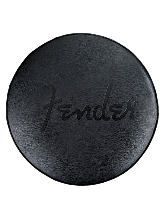 Fender Embossed Black Logo Barstool, Black