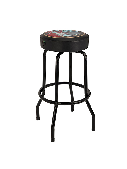 Fender Guitars & Amps Pick Pouch Barstool, Black