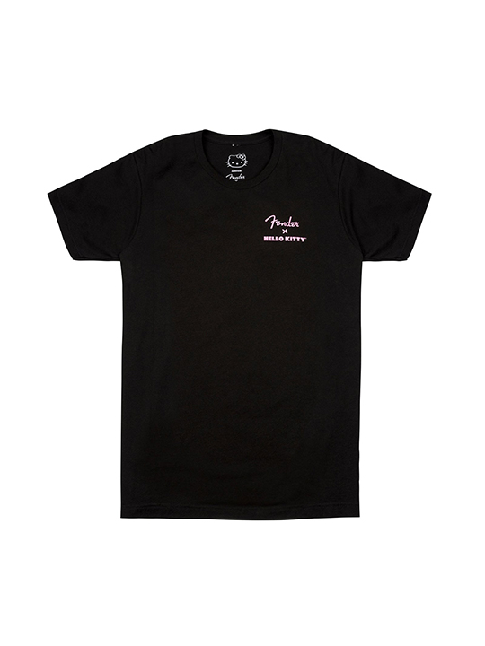 Fender x Hello Kitty Black Back Logo Tee