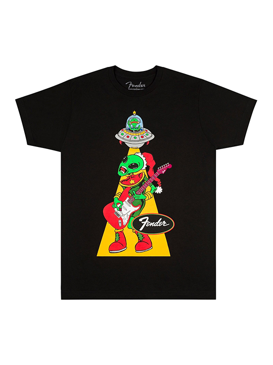 Fender Ugly Christmas T-Shirt, Alien