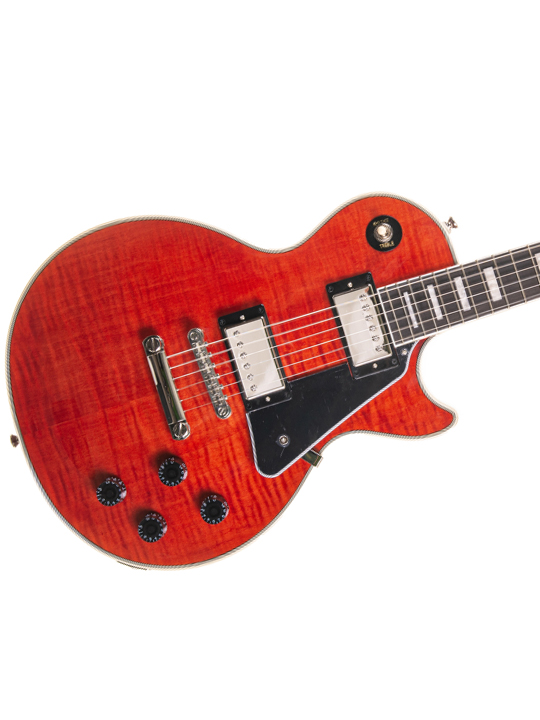 Epiphone Les Paul Custom Figured Maple Top Translucent Red