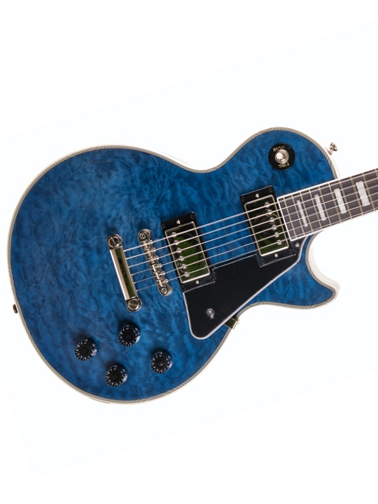 Epiphone Les Paul Custom Quilt Maple Top Viper Blue